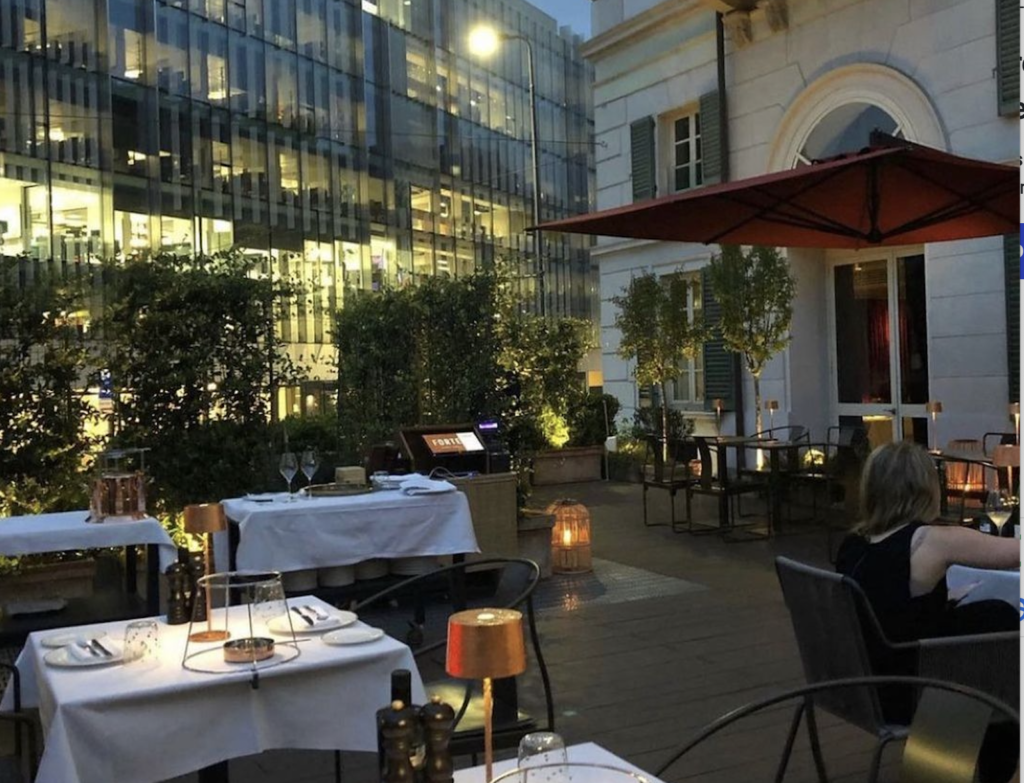 Best restaurant with gardens in Milan